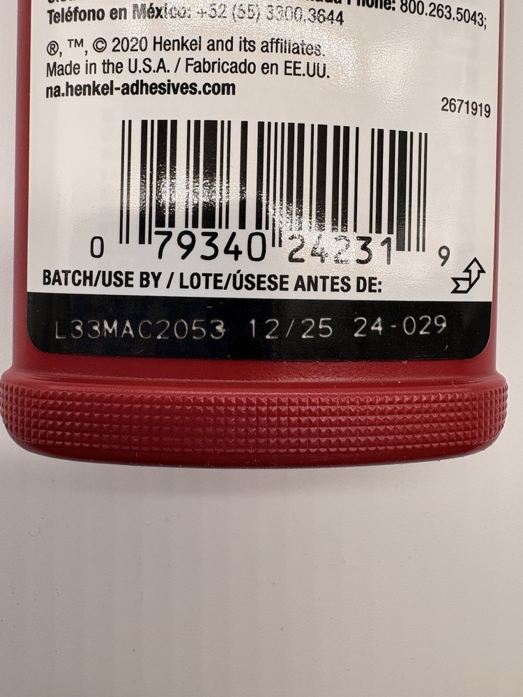 Loctite Threadlocker 242 Medium Strength, 50ml EXPIRED 12/25