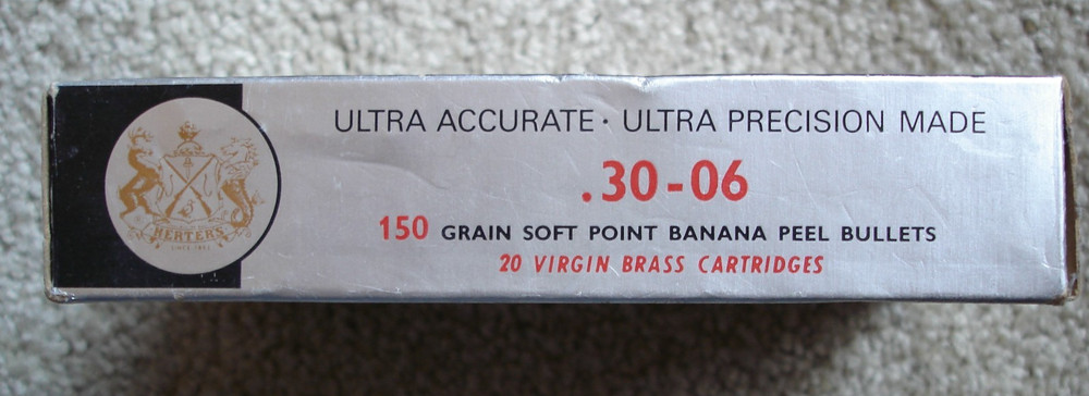Vintage Herters Empty Shell Box 30-06 Waseca, MN