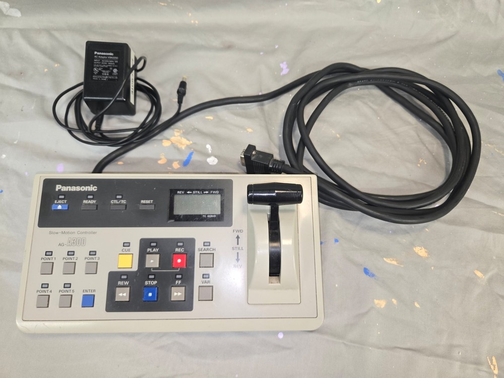 Panasonic AG-A300 Slow Motion Edit Controller w/Power Supply - TESTED!