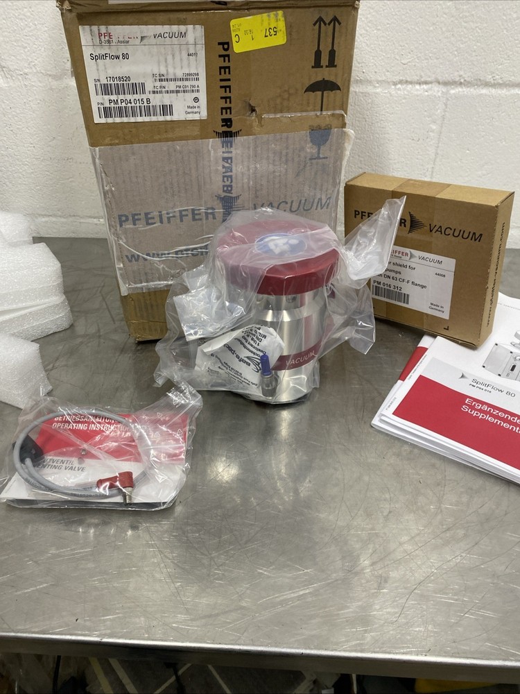 Pfeiffer splitFlow 80 Turbo Vacuum Pump New