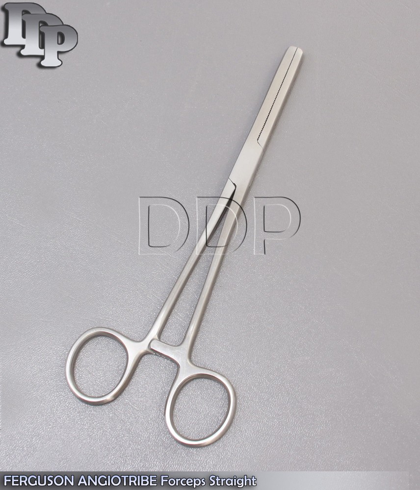 2 FERGUSON ANGIOTRIBE Forceps Straight 7.5" veterinary surgical