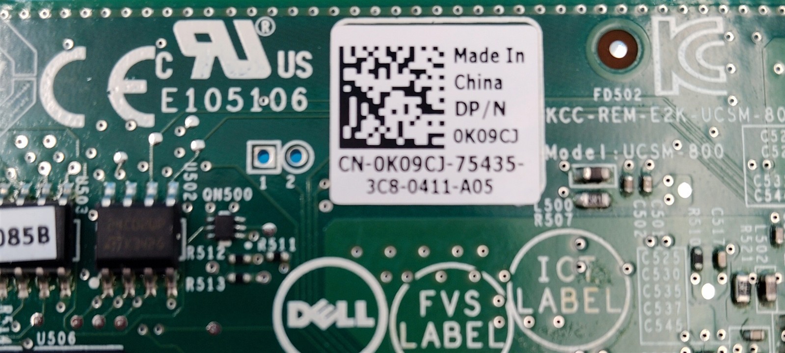 K09CJ DELL PERC H310 MINI MONO 6Gb/s SAS RAID CONTROLLER R620 R720 R320 R520