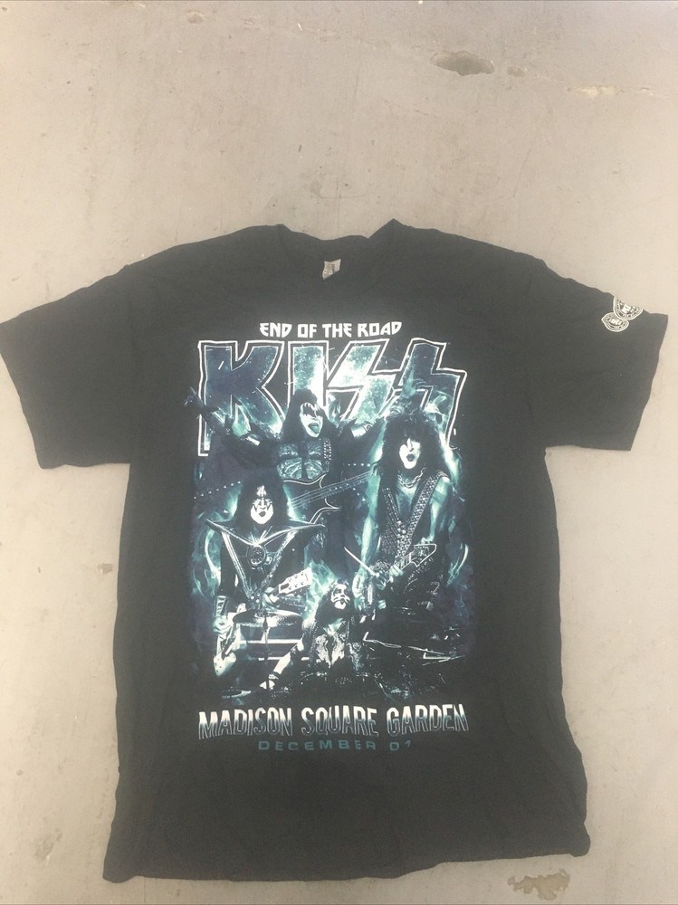 2023 KISS 12/1 END OF ROAD NY MSG EVENT T-SHIRT LARGE FINAL SHOW New York City