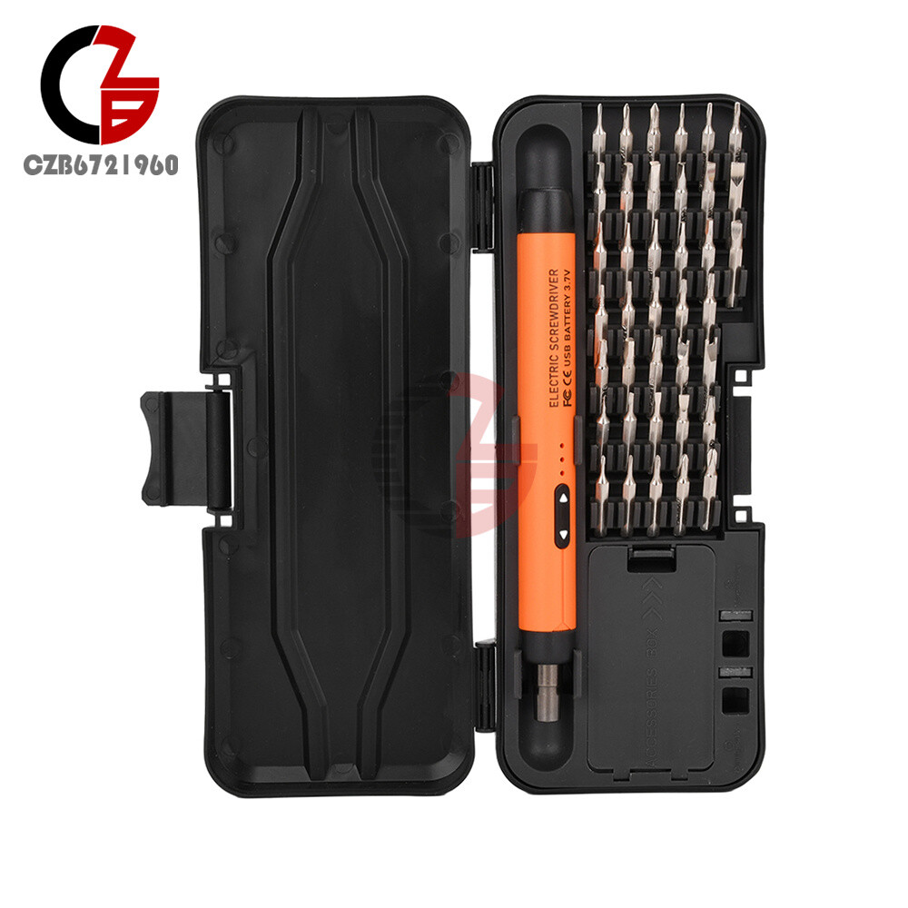 46in1 Mini Precision Electric Screwdriver Set Rechargeable Cordless Screwdriver