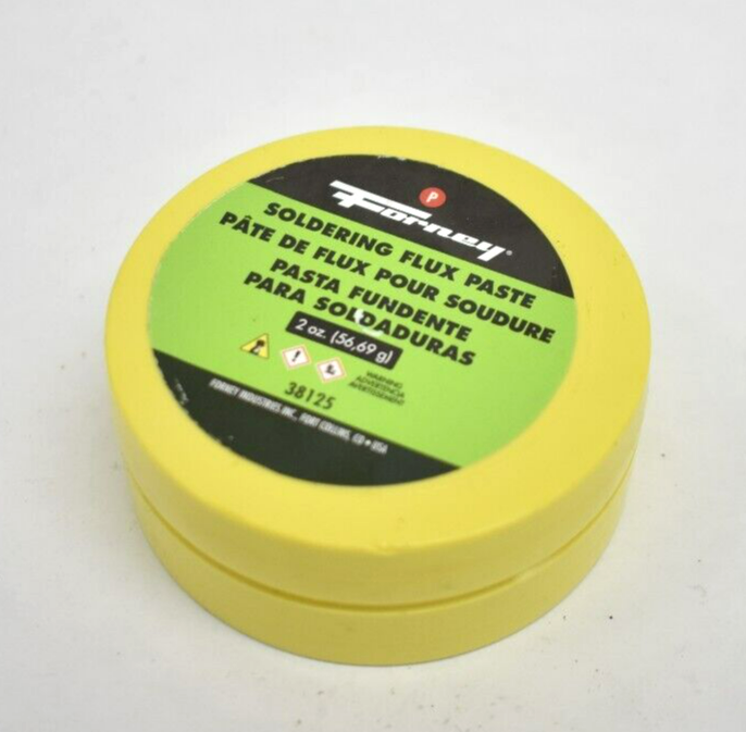 Forney Soldering Flux Paste 2 oz Container Ruby Fluid Genuine OEM 38125