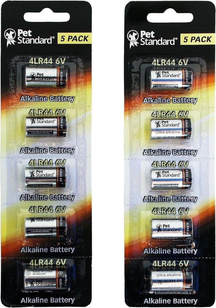 10-Pack 4LR44 / PX28A Batteries – High-Performance for Pet Collars & Training