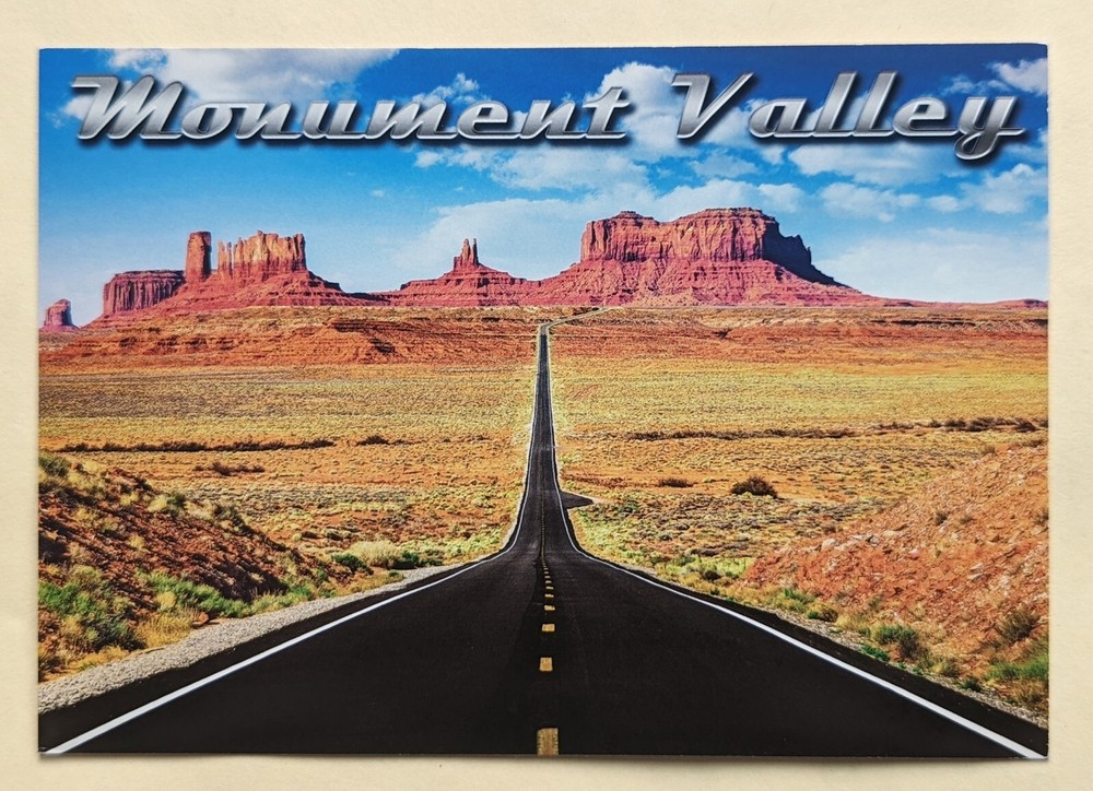 Postcard UT: Monument Valley. Utah