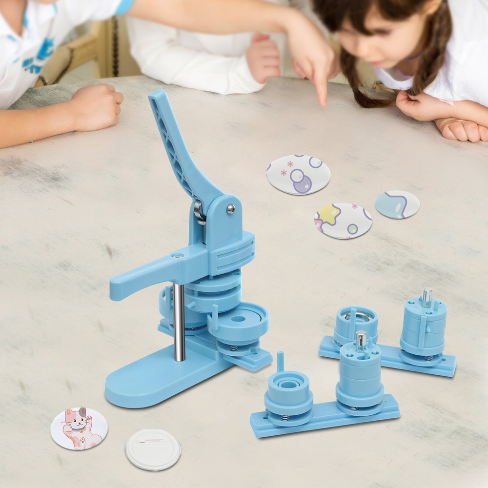 Button Maker Machine Pin Badge Maker 1"/1.26"/2.28" Pin Badge Button Press Tool
