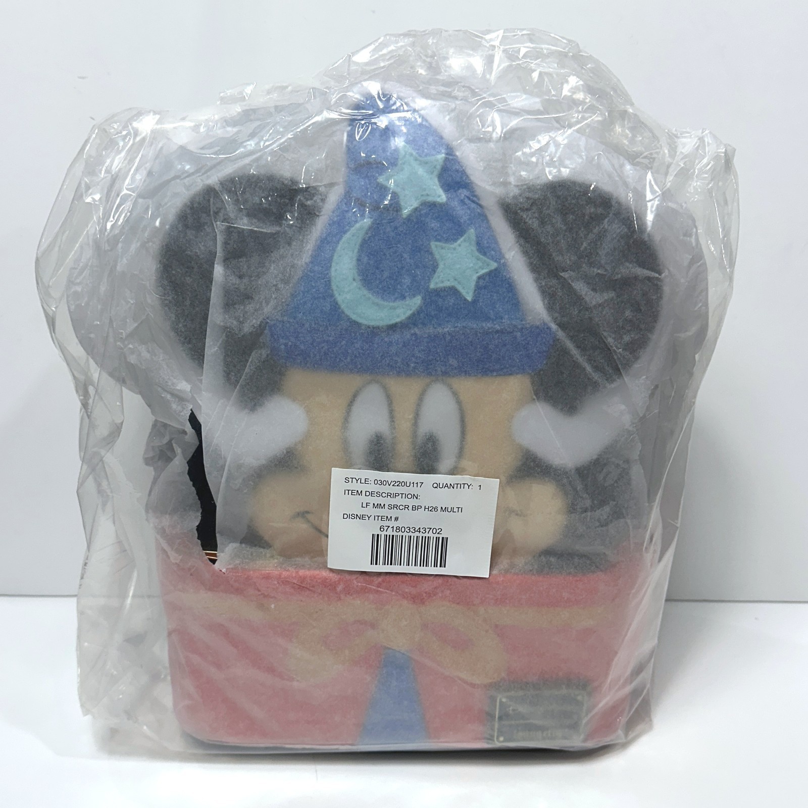 Disney Parks Sorcerer Mickey Mouse Loungefly Mini Backpack Fantasia 85th