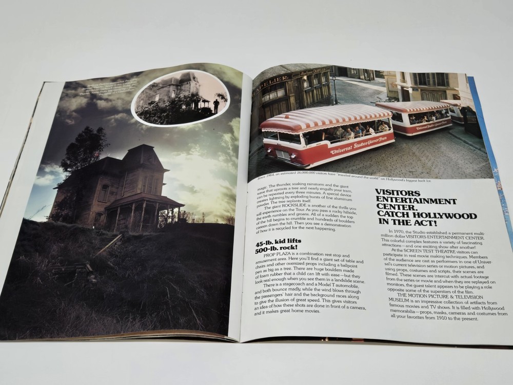 Inside Universal City Studios CA 1977 Souvenir Guide- Jaws, Tom Mix, John Wayne