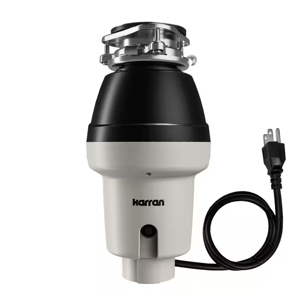 1/2 HP Continuous Feed Garbage Disposal with Power Cord