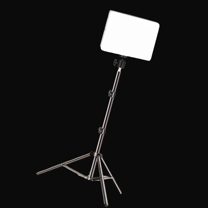 Portable LED Photography Light Panel Kit Tripods Stand for Makeup Tutorials
