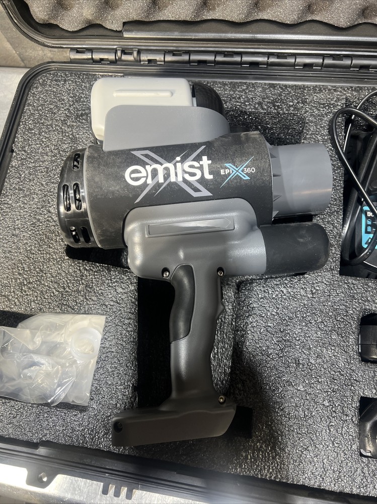 Emist EPIX360™ Cordless Electrostatic Disinfectant Sprayer. Used Surplus