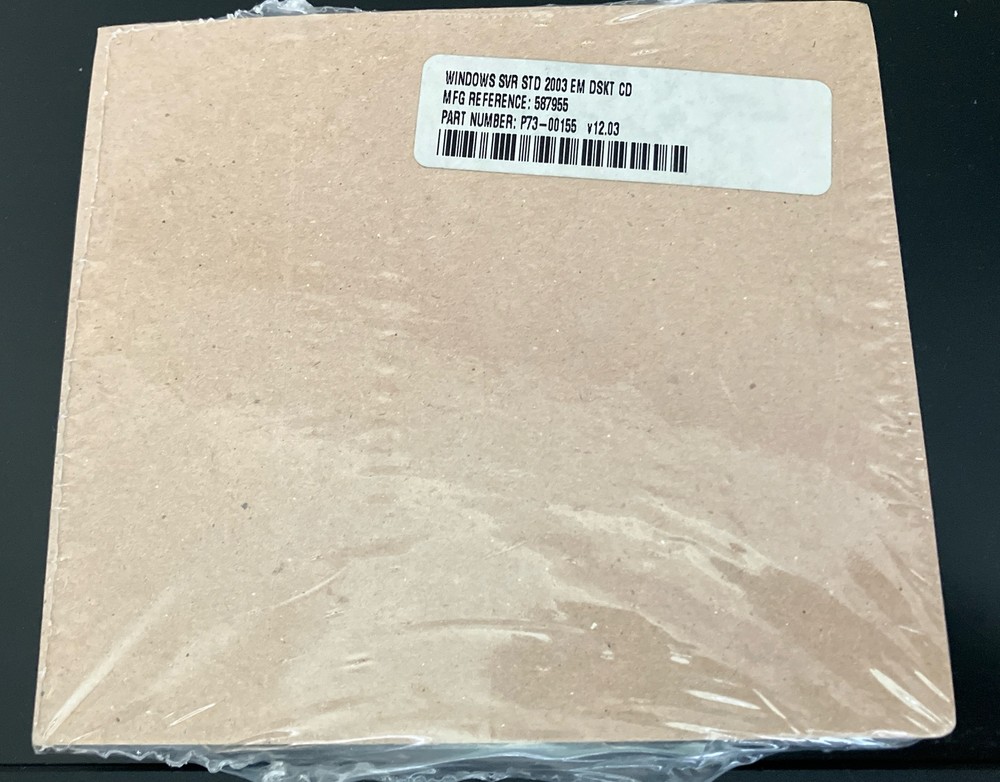 Microsoft Licensing Windows 2003 Server Standard Edition CD P73-00155 Sealed New