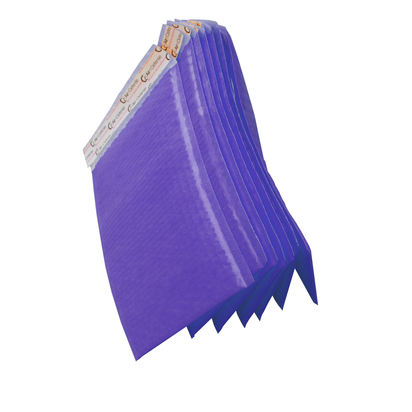 AirnDefense 1000 #0 6.5X10" Purple Poly Bubble Mailers Shipping Padded Envelope