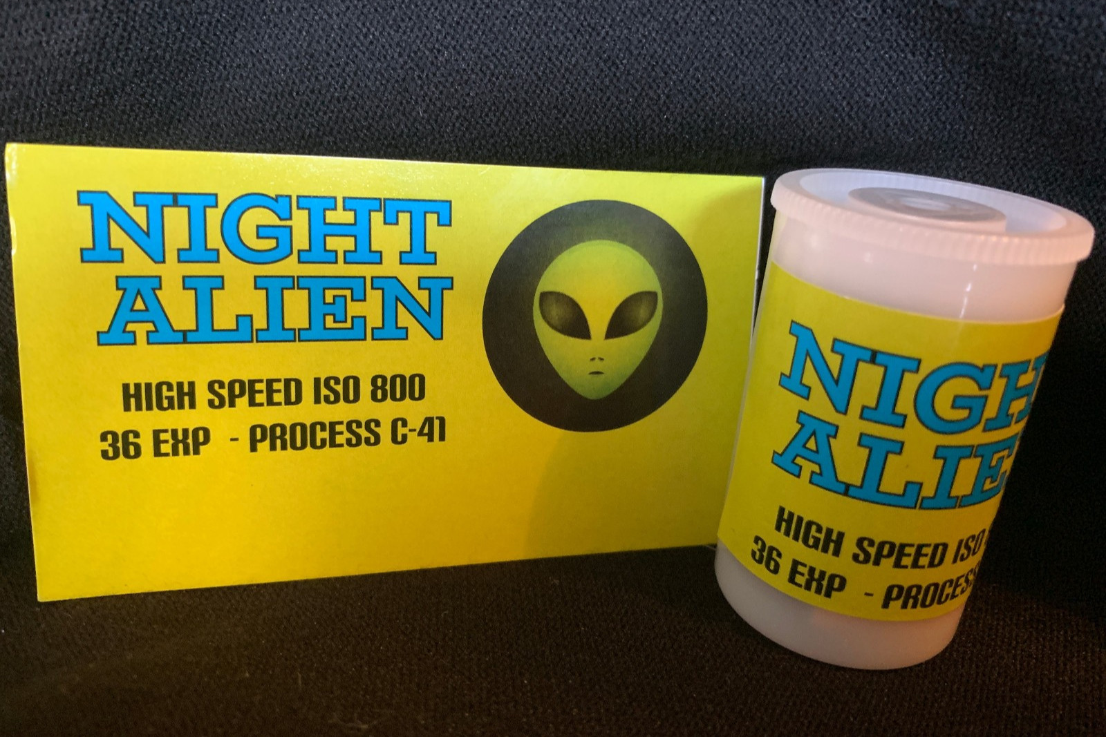 NIGHT ALIEN - 35mm Color Negative High Speed Film 800D - 36 exp C-41 BRAND NEW