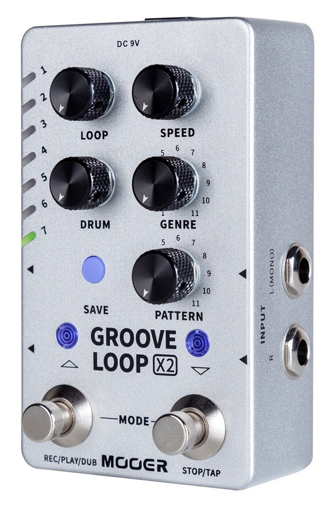 Mooer Groove Loop X2 - Stereo Looper / Drum Machine