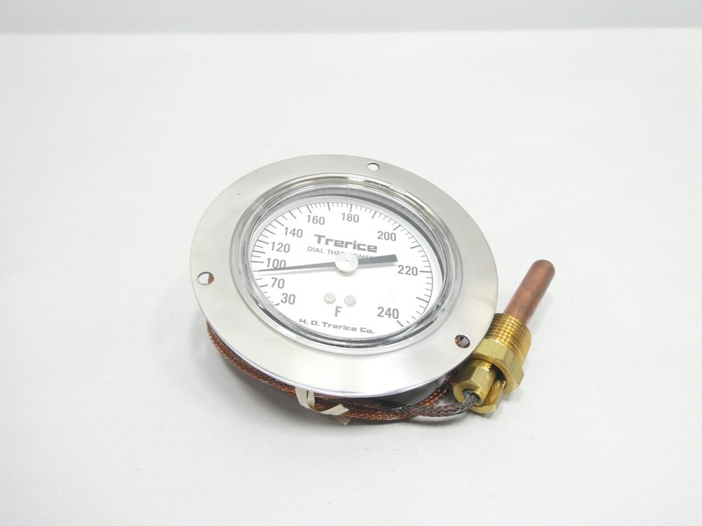 Trerice V80040 Dial Thermometer 30-240f