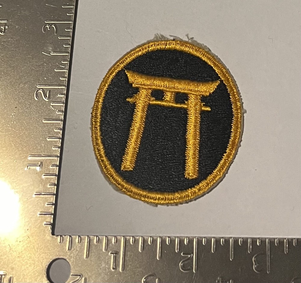 Vintage Ryukyus Command Patch US Army Far East Pacific WWII Original Snow Back