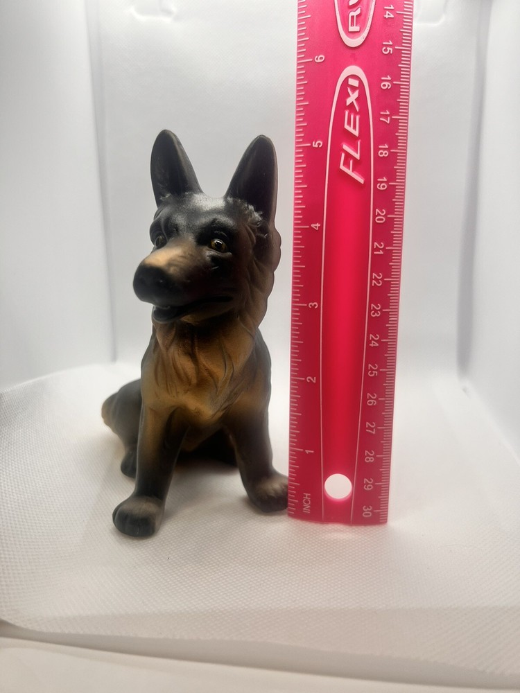Ceramic German Shepherd Dog Figurine
