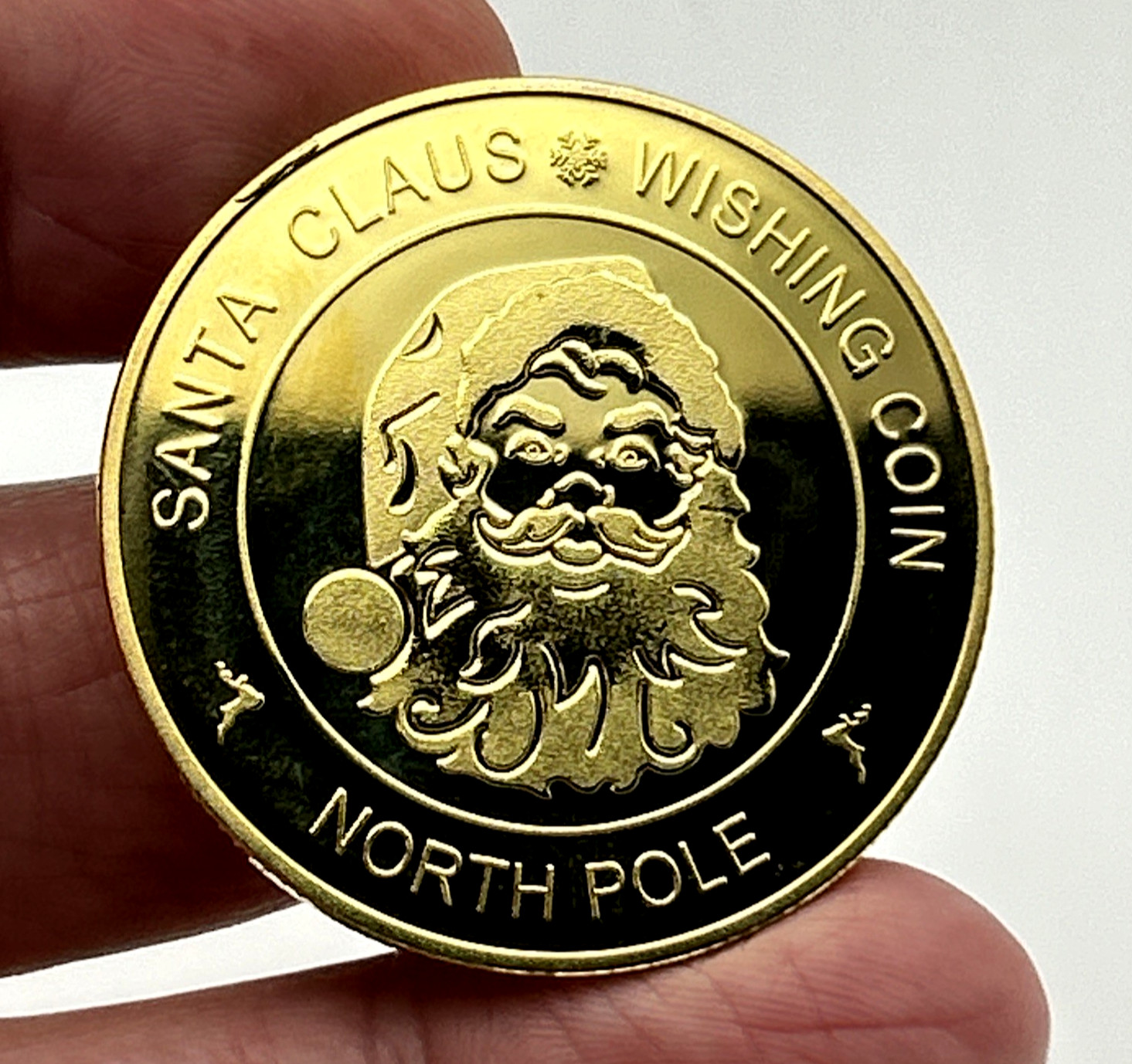 *SANTA CLAUS* North Pole Christmas Wishing Coins for Adults & Children