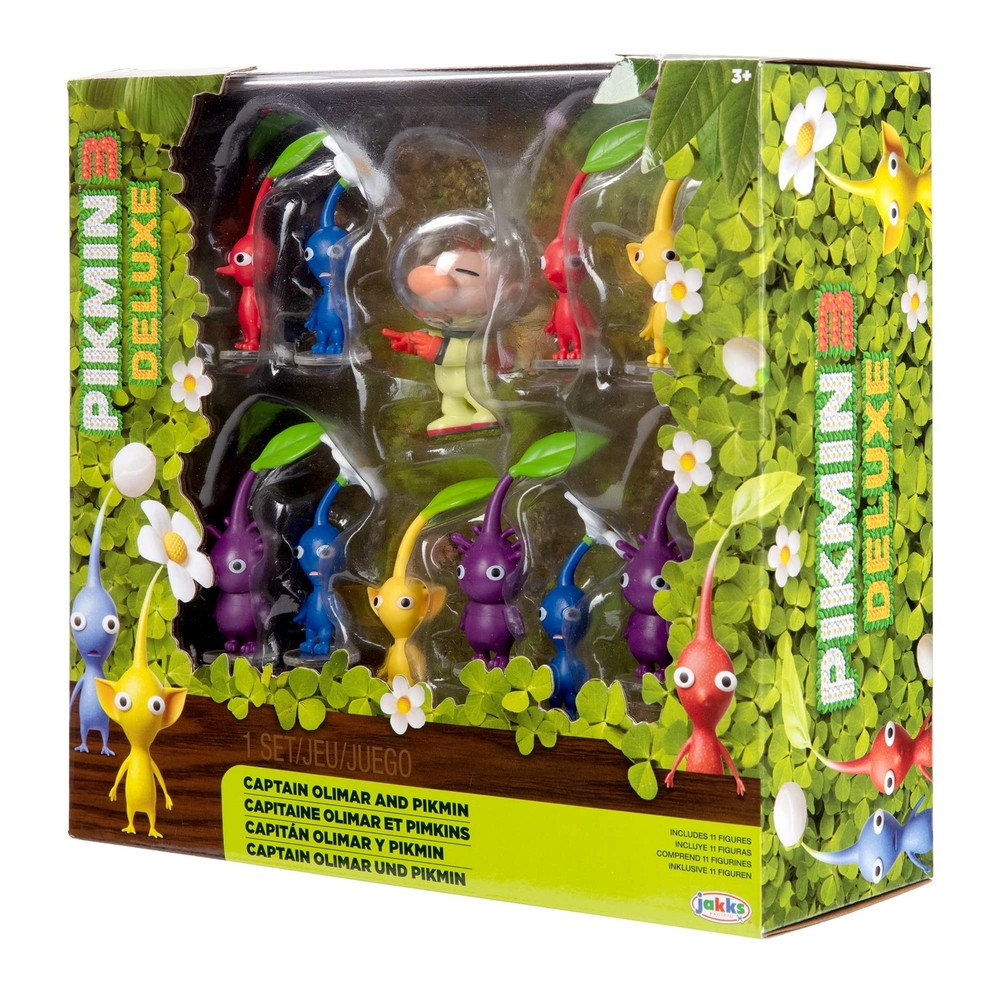 Nintendo Captain Olimar & Pikmin Set – Includes 11 Figures