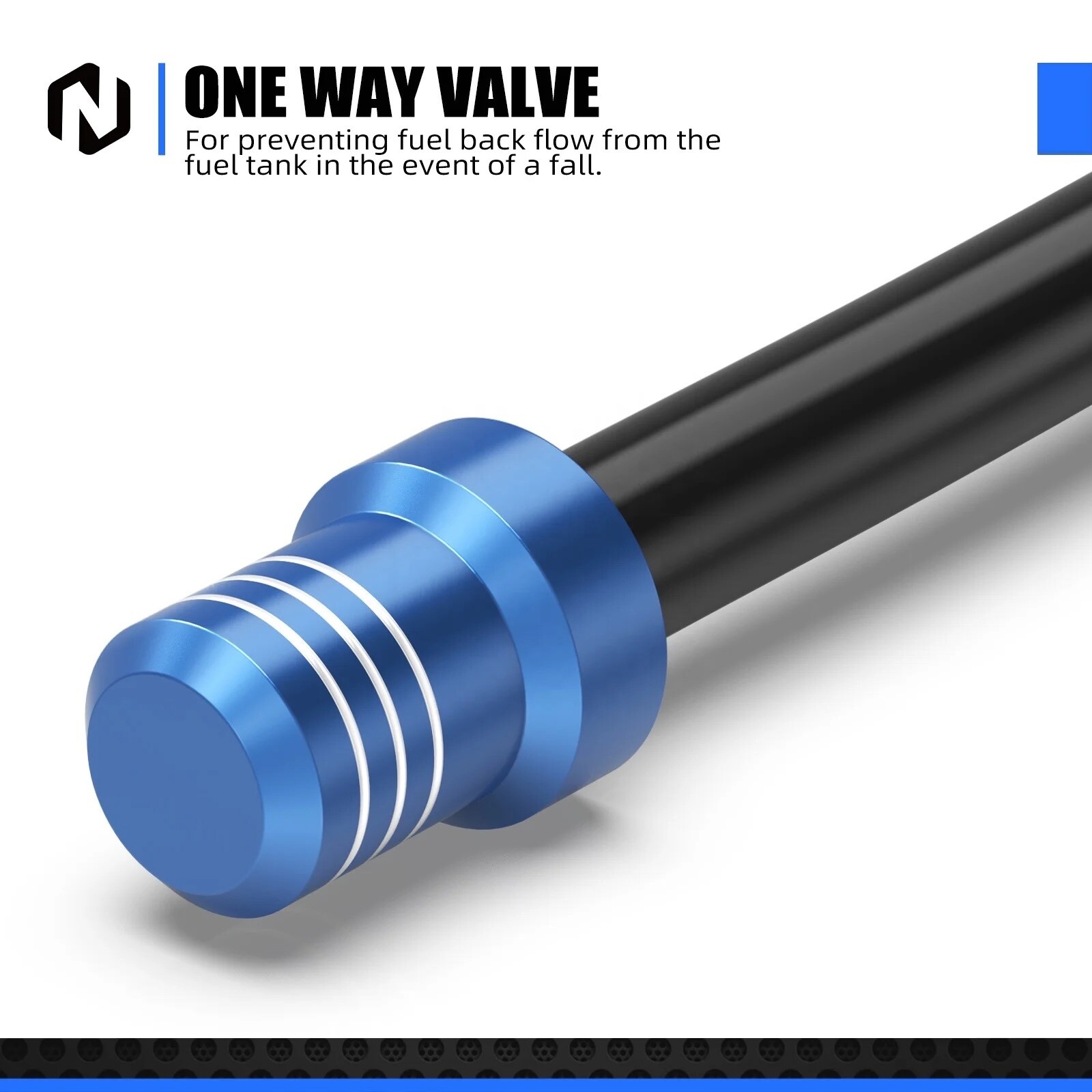 2 Yamaha ATV Raptor YFM 250R 350 Gas Cap Vent Tube Breather Line Hose Tank Lid