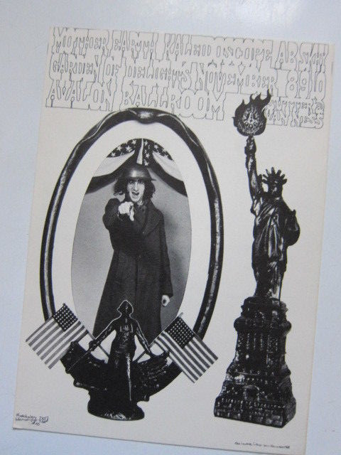 KALEIDOSCOPE  Mother Earth Avalon 1968 postcard