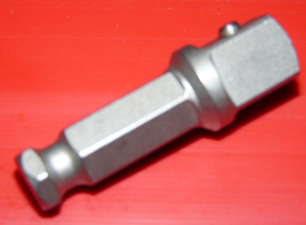 437SH-1/2 7/16 Hex Quick Change x 1/2 Square Impact Socket Adapter Qualtool