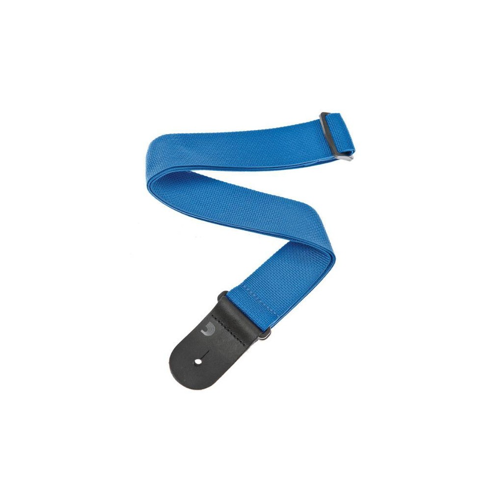 D'Addario 2-Inch Adjustable Polypropylene Guitar Strap (Blue)