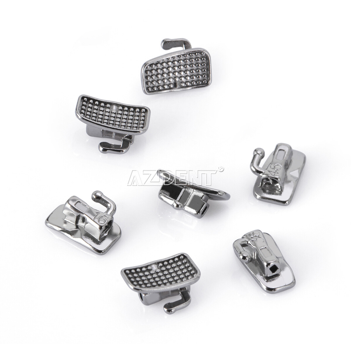 Tubos bucales de ortodoncia dental 1er molar Bondable Roth MBT 022 monobloque