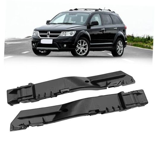Front Bumper Left Right Bracket Set Compatible with Dodge Journey 2009-2018