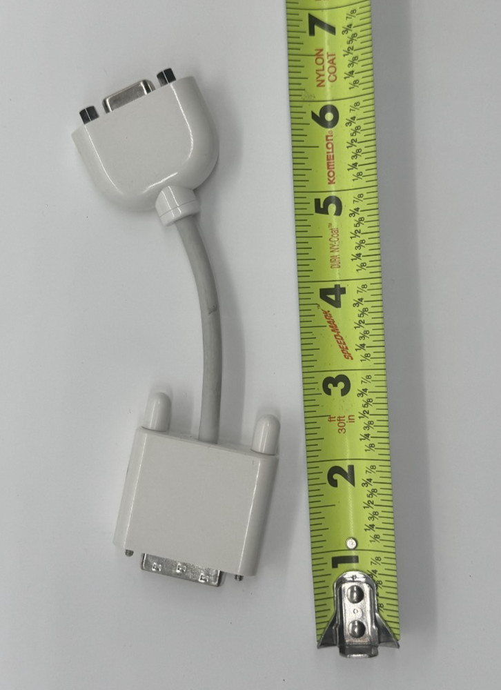 Apple DVI to VGA Display Adapter Cable 5.5" - not tested