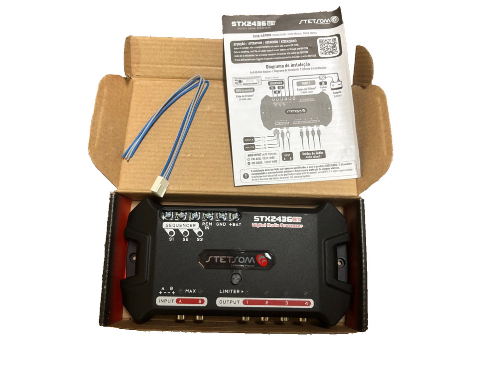 USED - STETSOM STX2436BT BLUETOOTH PROCESSOR
