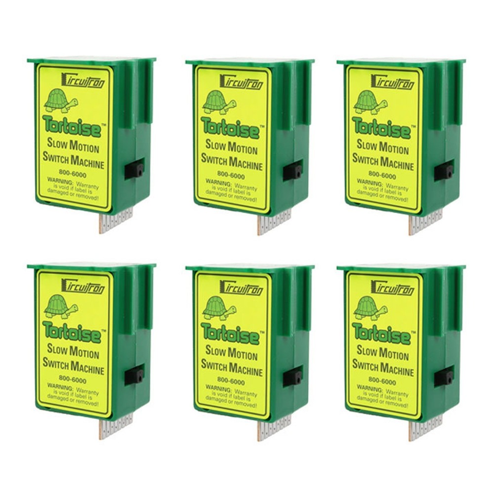 Circuitron 800-6006 Tortoise Slow Motion Switch Machine 6-Pack