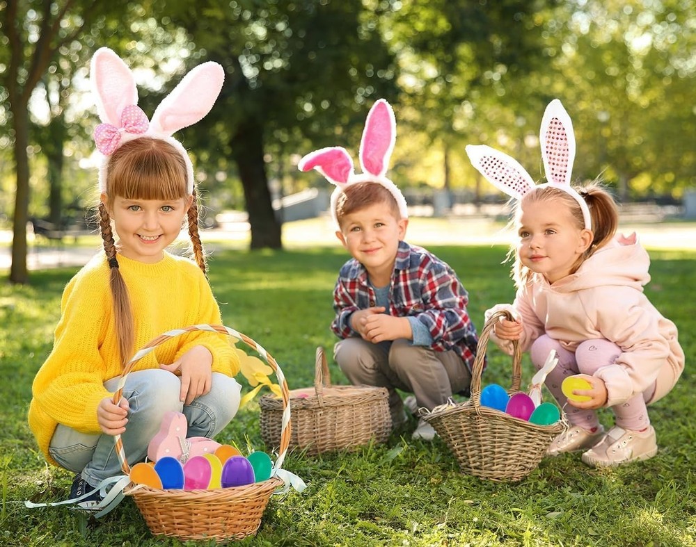 Plastic Easter Eggs, Perfect for Hunt & Surprises, 1000-Pack