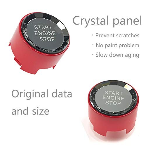 Crystal Style Engine Start Stop Switch Ignition Button fit F or G Chassis