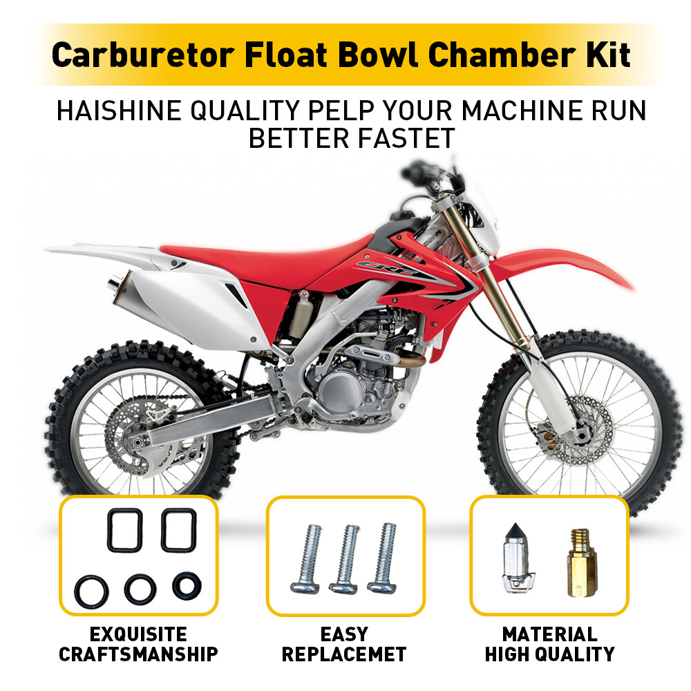 New For Honda CRF450R 2002-2008 Carburetor Rebuild kit Carb Jets Needle 02-08 US