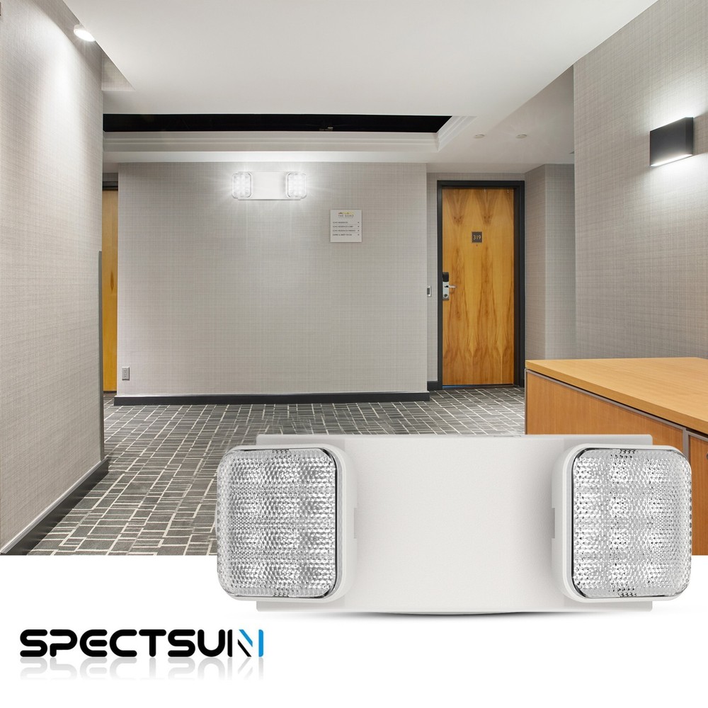 12 Packs UL Listed Led Emergency Light Exit Signs White Commercial Exit Lighting