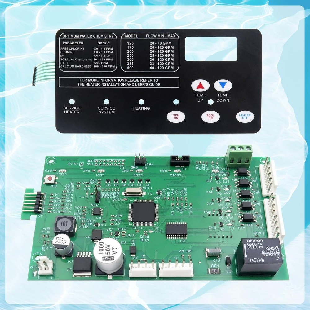 42002-0007S Control Board Kit Replacement for Pentair MasterTemp Sta-Rite Max A1