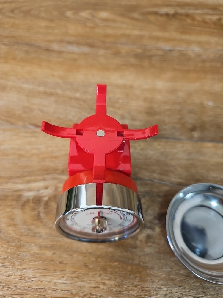 Dulton Red Countertop Kitchen Timer - Vintage Style Works! Read