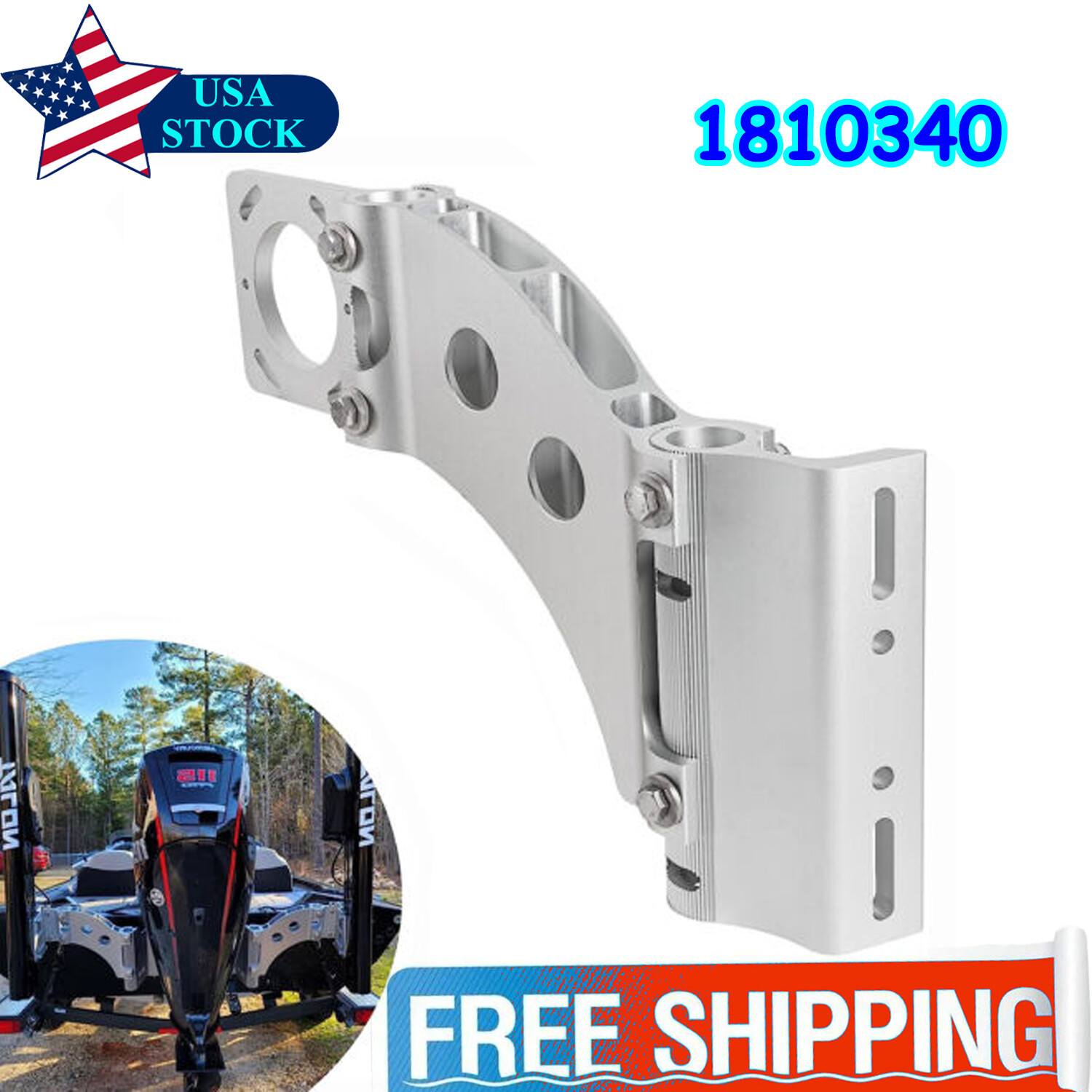 for Minn Kota 1810340 Talon Side-Mounted Jack Plate Bracket G2-Port/Starboard
