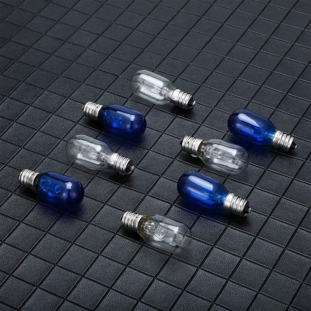 8 Pieces Lighted Make up Mirror Bulbs 20W Replacement Bulbs for Double Sided Ill