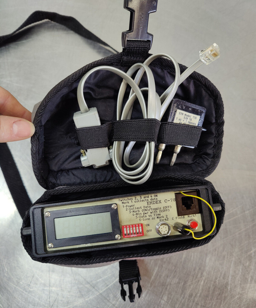 Enertech / Emdex C-78 Electrical Field Measurement Reader w/ EFM Model 116