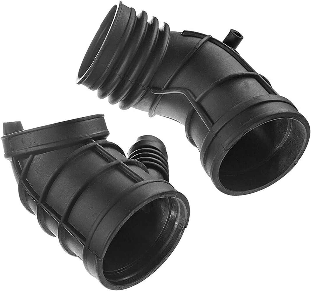 2Pcs Throttle Body Air Intake Boot Hose Fits BMW E46 323i 325i 328i E36 Z3 97-06