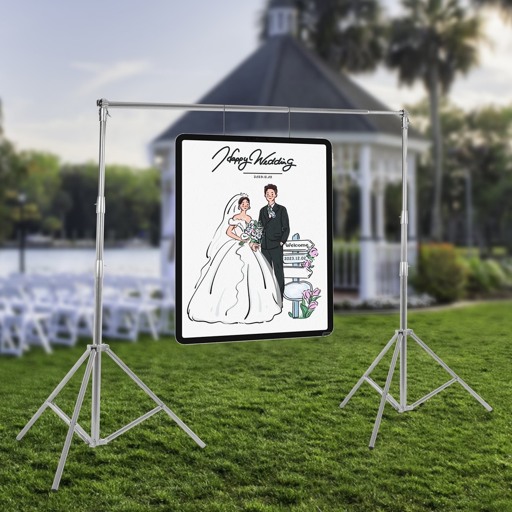 Adjustable Length Photo Video Studio Backdrop Background Support Stand With Bag