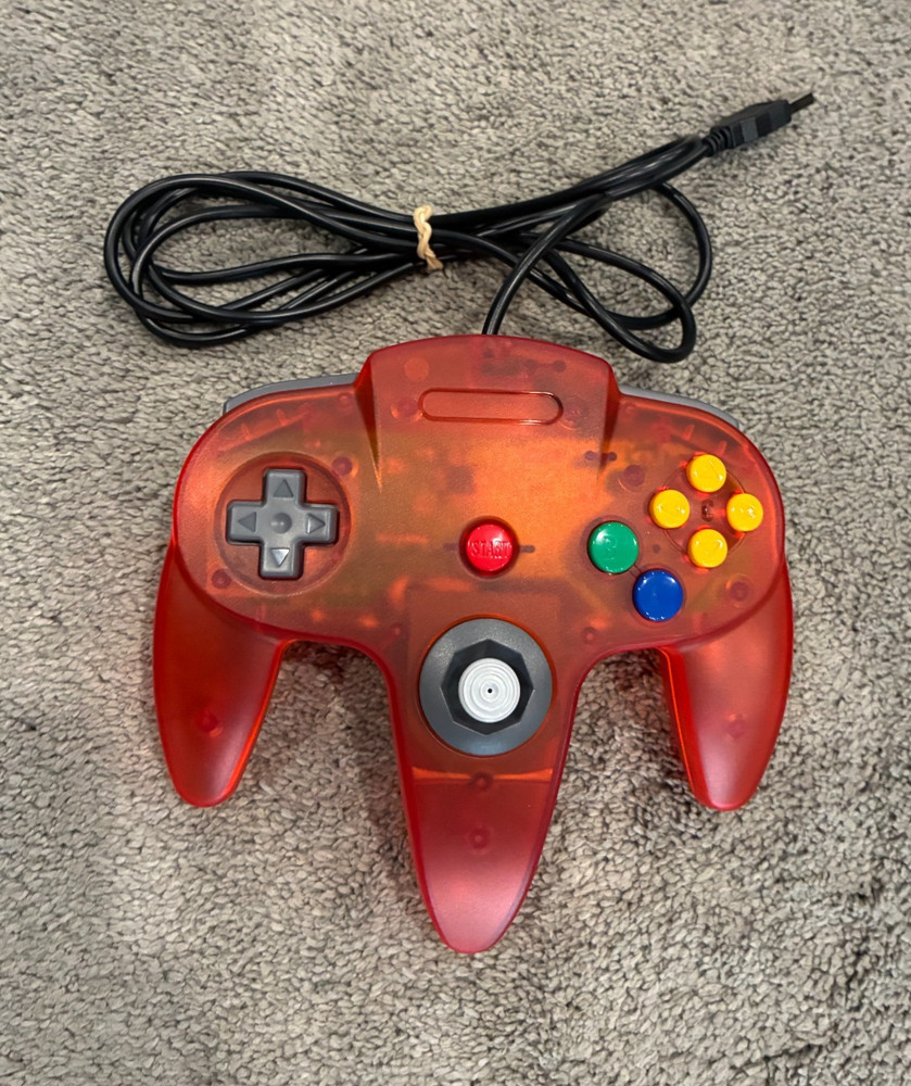 Two (2) N64 USB Controllers & Two (2) SNES USB Controllers - New & Unused!