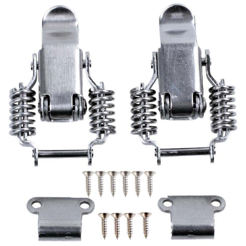 90 Degrees spring hasp Toolbox toggle latches L, Type:without Keyhole