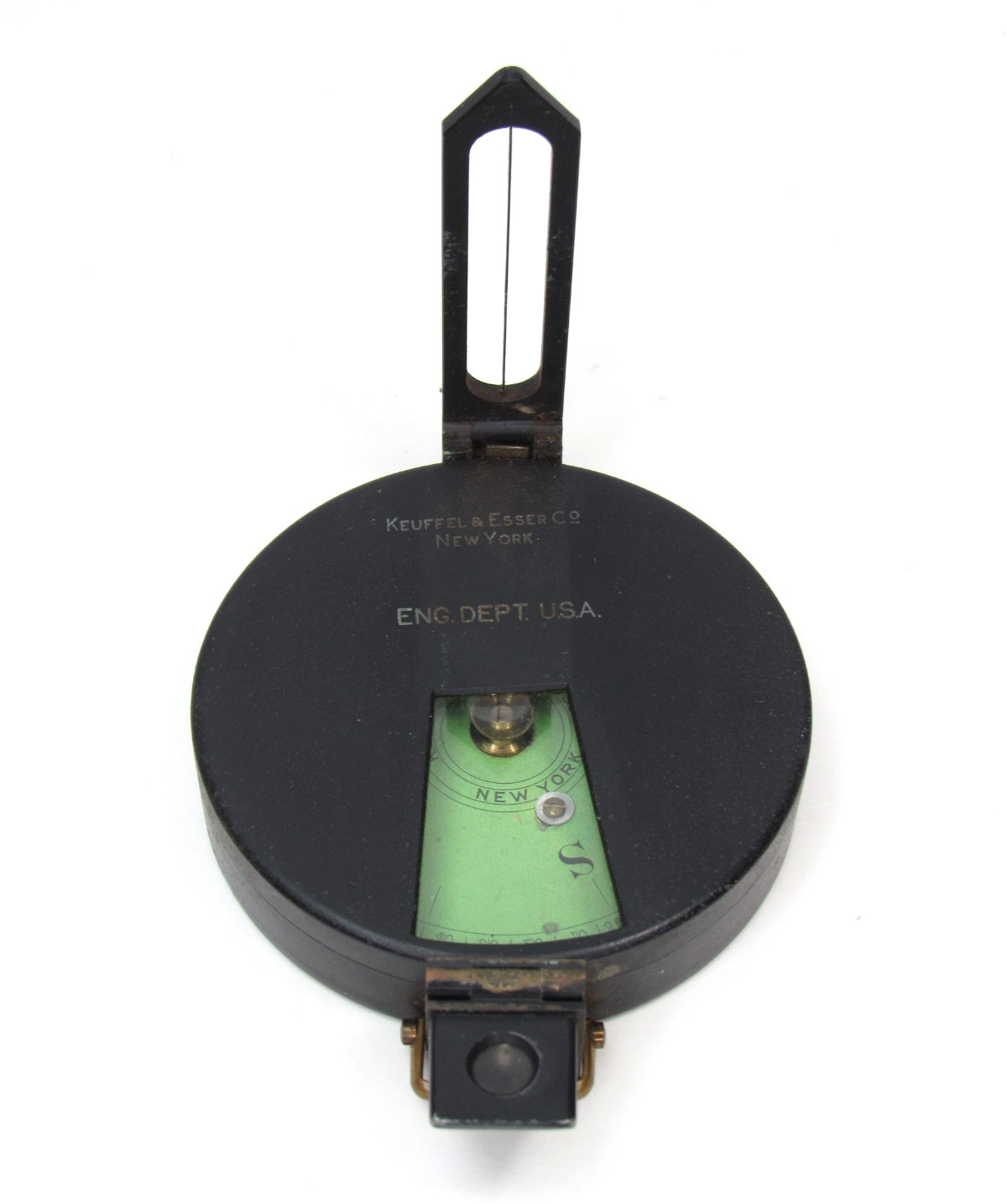 Rare KEUFFEL & ESSER COMPASS 1917 Engineering Eng. Dept USA Vtg WWI Military US