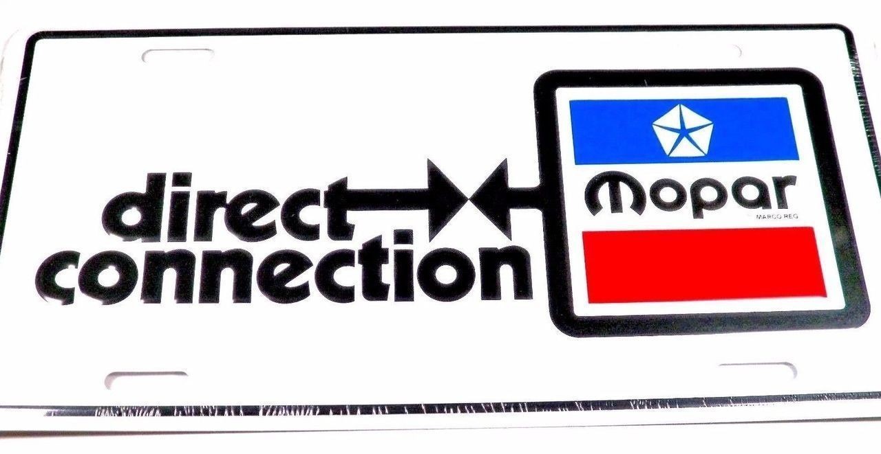 Mopar Direct Connection license plate # LP178